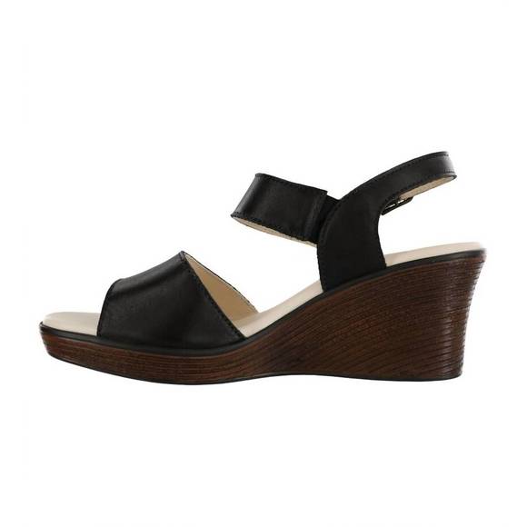 NEW SAS heather sandal - medium in black - Picture 2 of 5